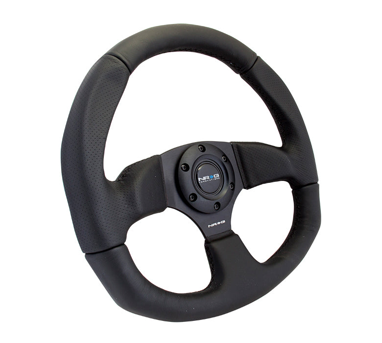 NRG FLAT BOTTOM STEERING WHEEL LEATHER