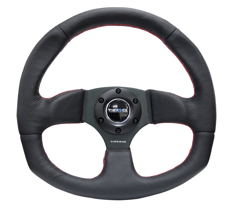 NRG FLAT BOTTOM STEERING WHEEL LEATHER