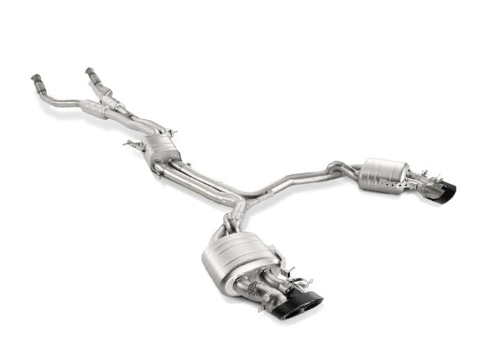 Akrapovic 14-17 Audi RS7 Sportback (C7) Evolution Line Cat Back (Titanium) w/ Carbon Tips