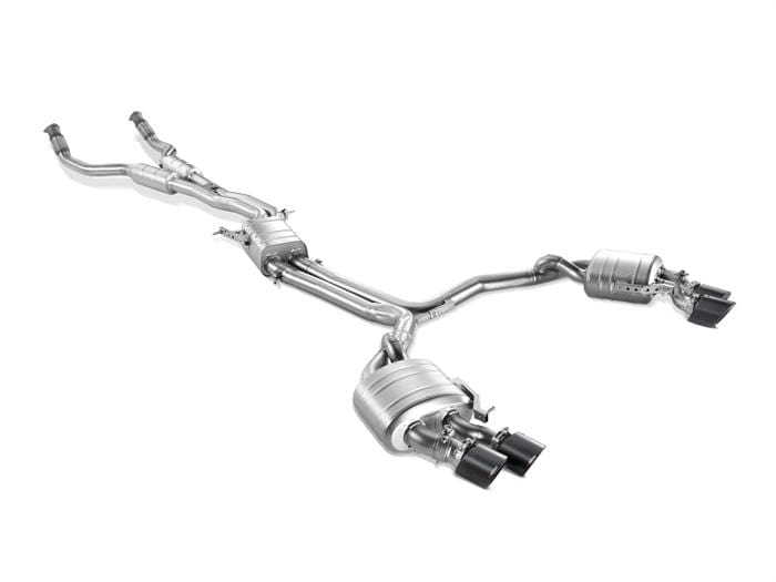 Akrapovic 13-17 Audi S6 Avant/Limousine (C7) Evolution Line Cat Back (Titanium) w/ Carbon Tips