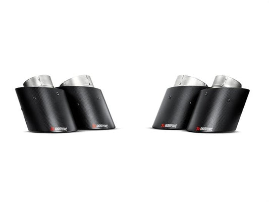 Akrapovic 13-17 Audi S6 Avant/Limousine (C7) Evolution Line Cat Back (Titanium) w/ Carbon Tips