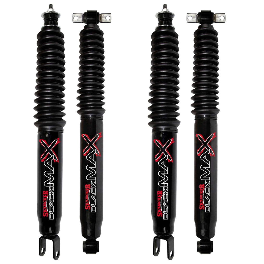 Skyjacker Black MAX Hydro Shocks Set w/0" lift - 2006-2010 Hummer H3 4WD