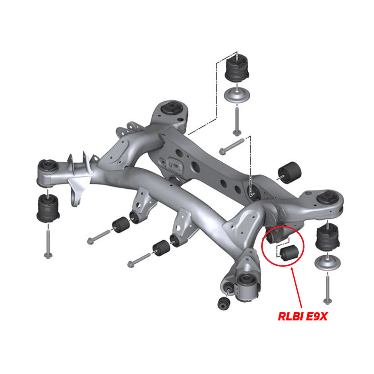 SPL Parts Rear Lower Control Arm Inner Bushing Kit - 2006 BMW 330xi (E90)