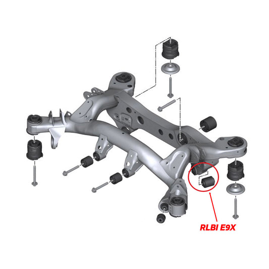 SPL Parts Rear Lower Control Arm Inner Bushing Kit - 2006 BMW 325i (E90)