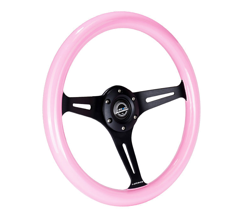 NRG 350MM 1.5" DEEP DISH WOOD GRAIN STEERING WHEEL