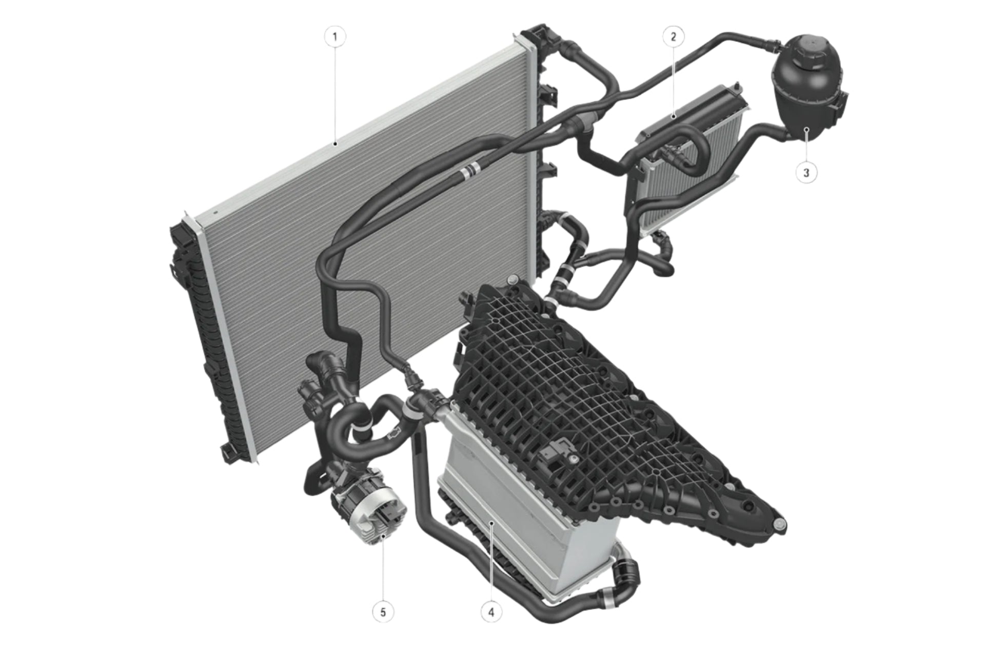 CSF BMW G8X M3/M4/M2 High-Performance Auxiliary Radiator - Single Radiator