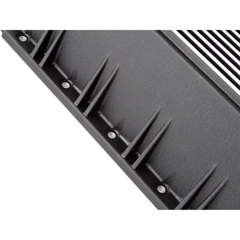 aFe Transmission Pan (Black); Ford Diesel Trucks 03-10 V8-6.0/6.4L (td)