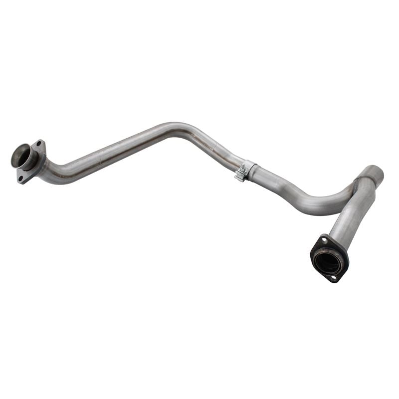 aFe Power Twisted Steel Y-Pipe Stainless Steel 2.5in 12-14 Jeep Wrangler V6 3.6L