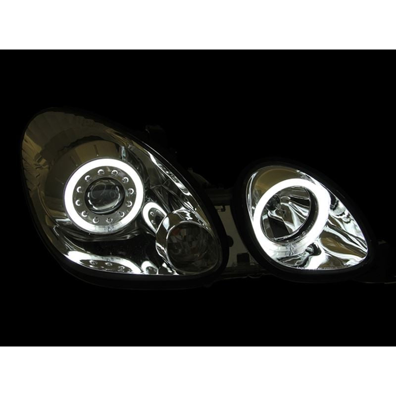 ANZO 1998-2005 Lexus Gs300 Projector Headlights w/ Halo Chrome