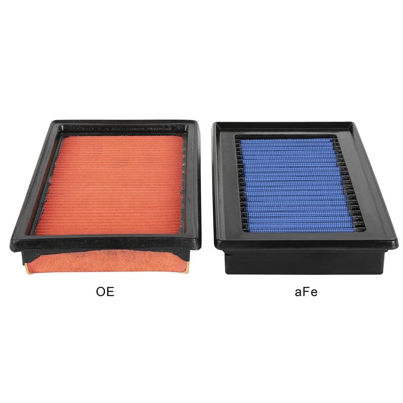 aFe MagnumFLOW OE Replacement Air Filter w/ Pro 5R Media (Pair) 14-19 Infiniti Q50 V6-3.5L/3.7L