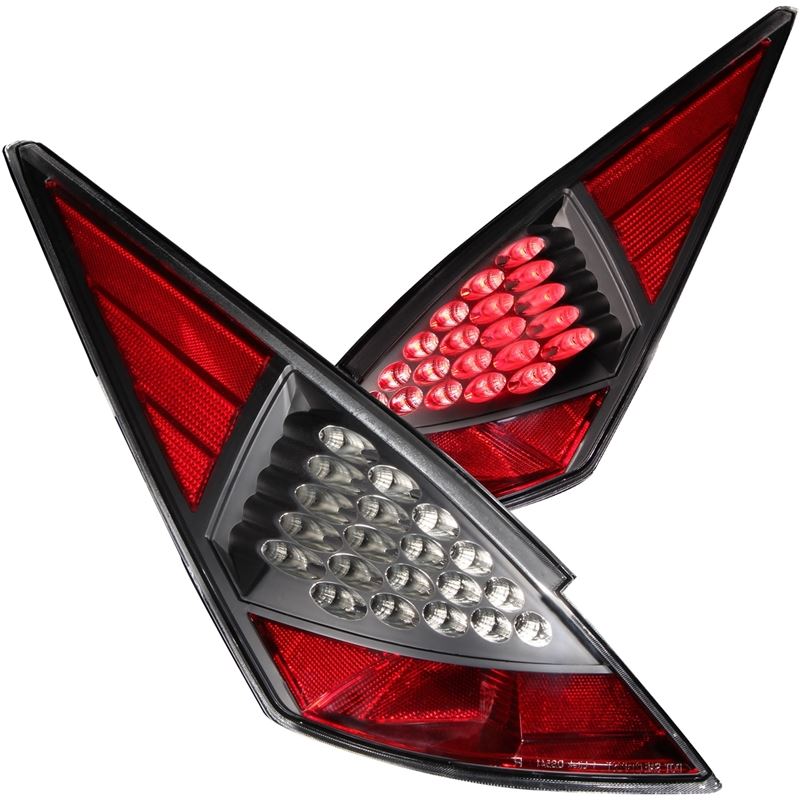 ANZO 2003-2005 Nissan 350Z LED Taillights Black