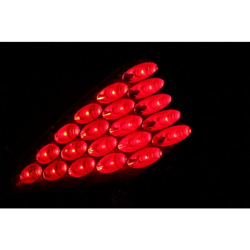 ANZO 2003-2005 Nissan 350Z LED Taillights Black