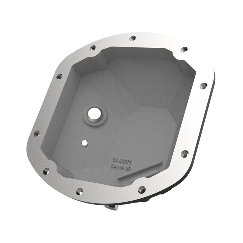 aFe 97-18 Jeep Wrangler TJ/JK Dana 30 Street Series Diff Cover w/ Machined Fins & Gear Oil - Black