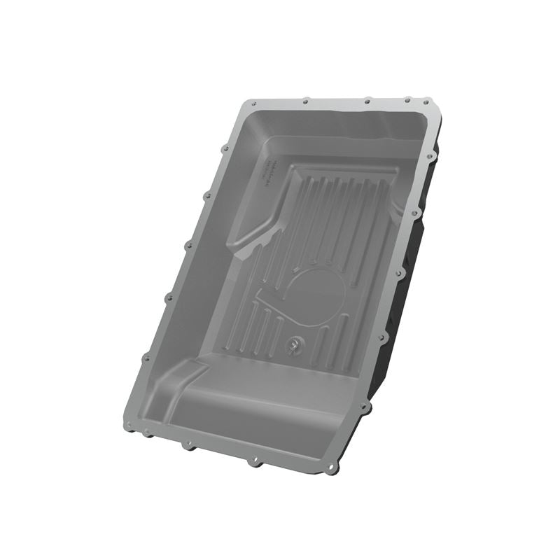 aFe 17-24 Ford F-150 10R60/10R80 Pro Series Rear Transmission Pan Black w/ Machined Fins