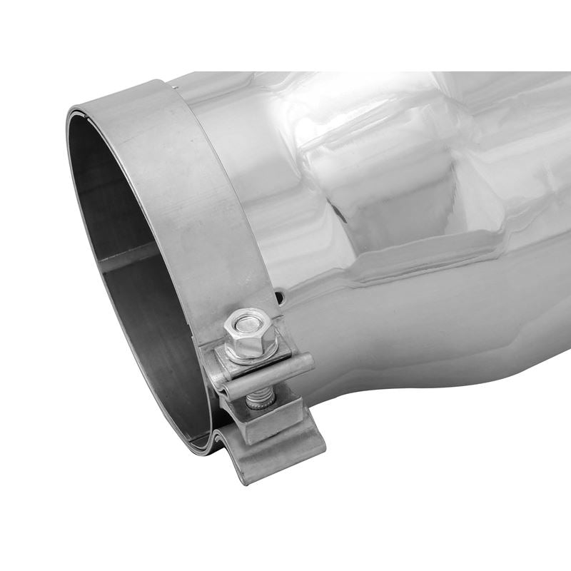 aFe Diesel Exhaust Tip Bolt On Black 5in Inlet x 7in Outlet x 12in - Right
