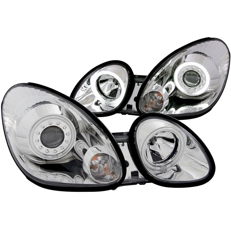 ANZO 1998-2005 Lexus Gs300 Projector Headlights w/ Halo Chrome