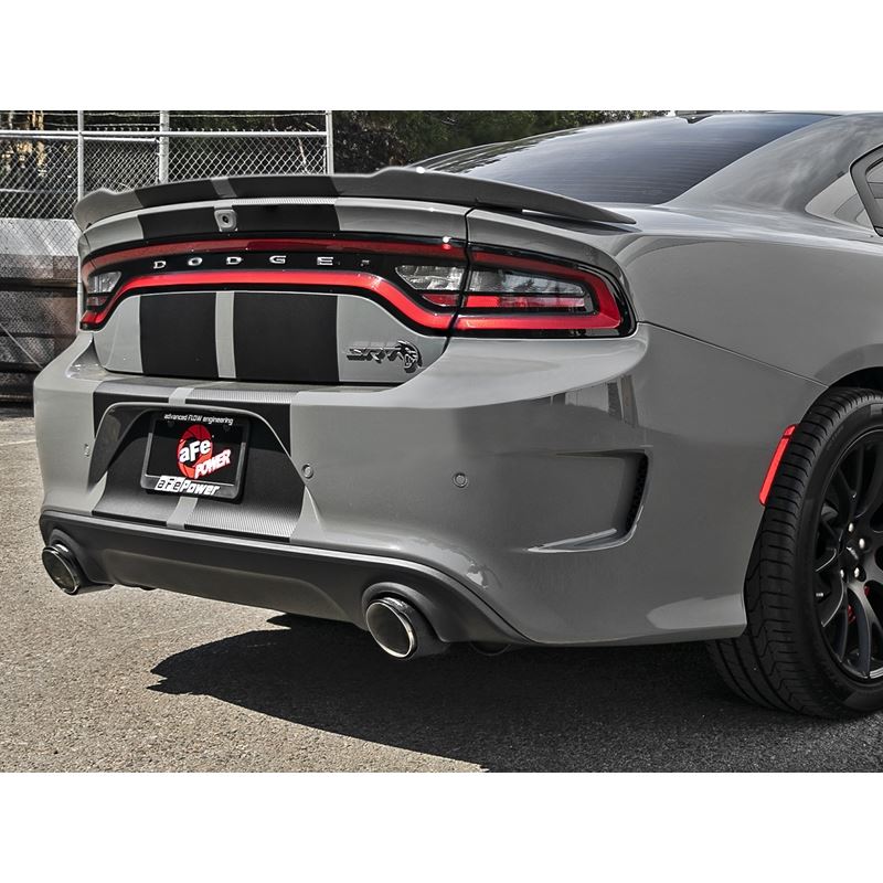 aFe MACH Force-XP 4-1/2in Carbon Fiber OE Replacement Exhaust Tips - 15-19 Dodge Charger/Hellcat