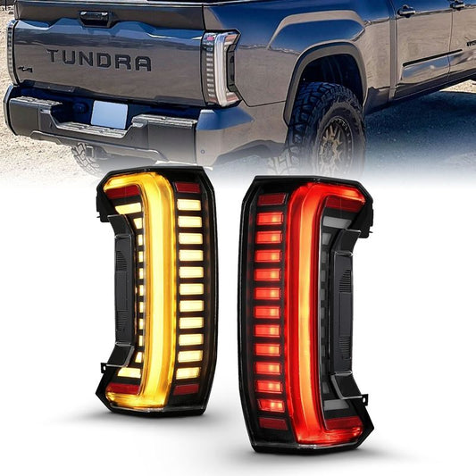 ANZO 22-24 Toyota Tundra (Does Not Fit LED Seq. Models) Z-Series Full LED Tail Lights - Pair