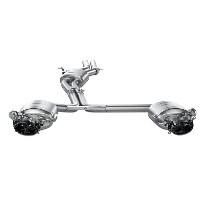 Akrapovic 17-19 Alfa Romeo Giulia Quadrifoglio Evolution Line Cat Back (Titanium)
