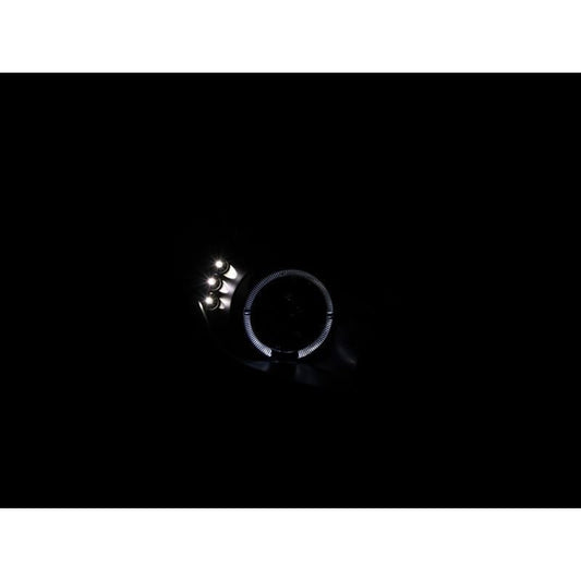 ANZO 2000-2005 Toyota Celica Projector Headlights w/ Halo Black