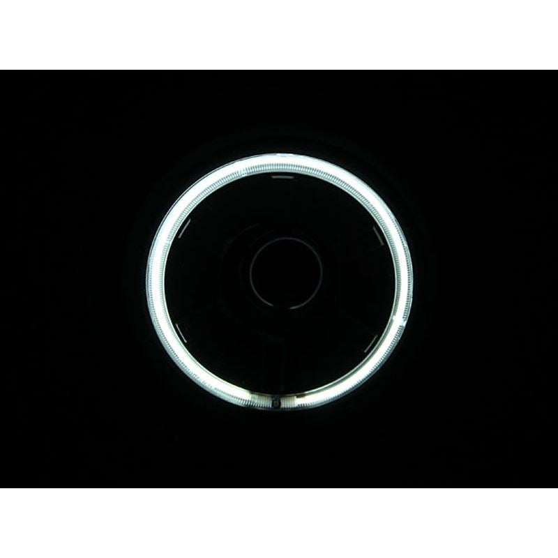 ANZO 2007-2013 Toyota Fj Cruiser Projector Headlights w/ Halo Black