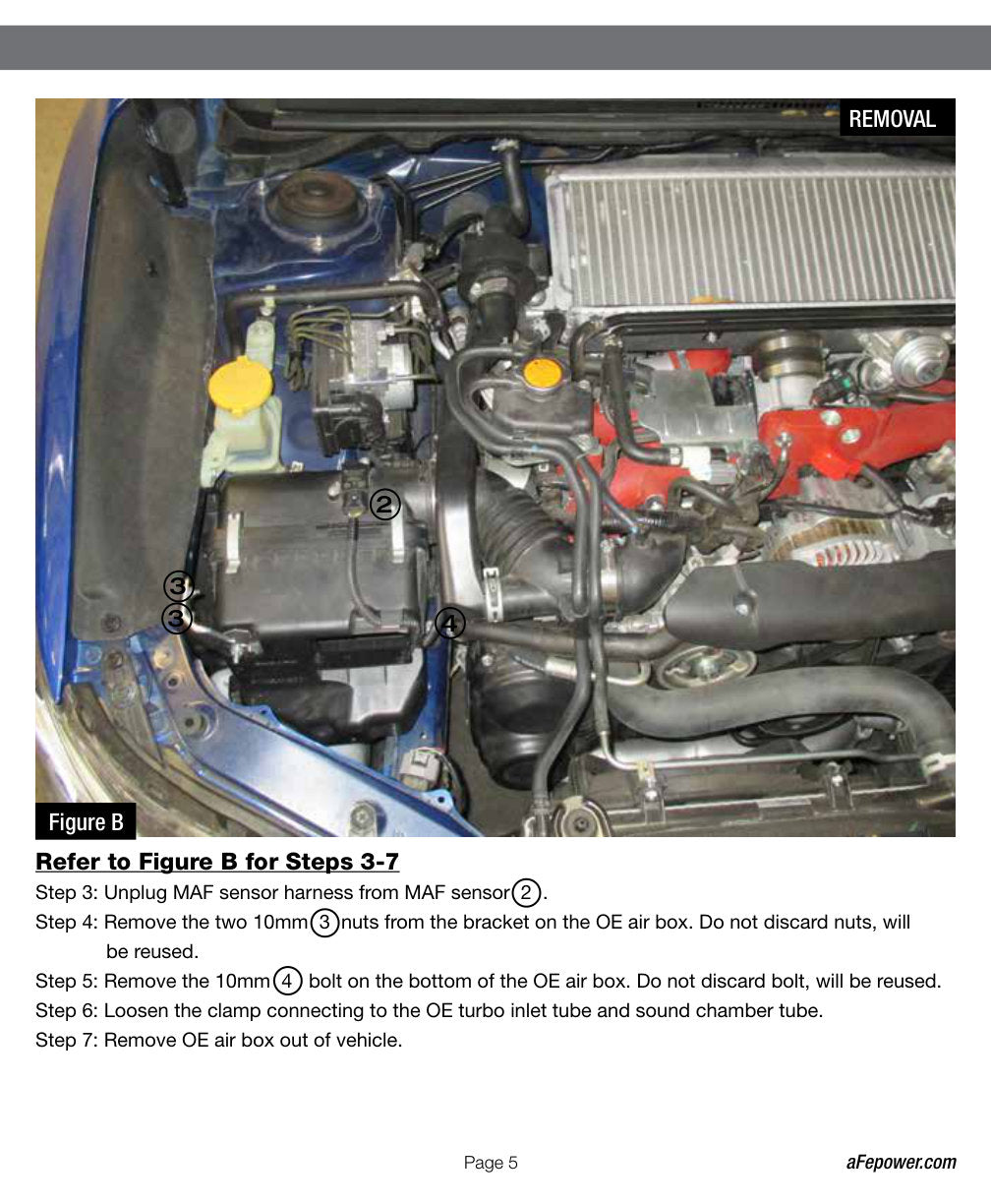 aFe Takeda Stage 2 Pro Dry S Cold Air Intake System 15-17 Subaru STI H4-2.5L (t)