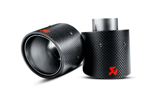 Akrapovic 07-14 MINI Cooper S (R56) / Cooper S Cabrio (R57) Tail Pipe Set (Carbon)