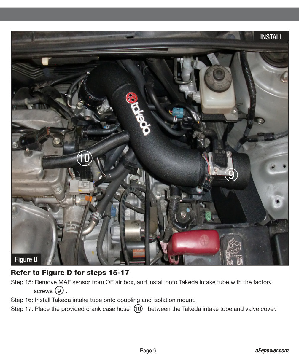 aFe Takeda Intakes Stage-2 PRO Dry S Air Intake System Scion tC 07-10 L4 2.4L