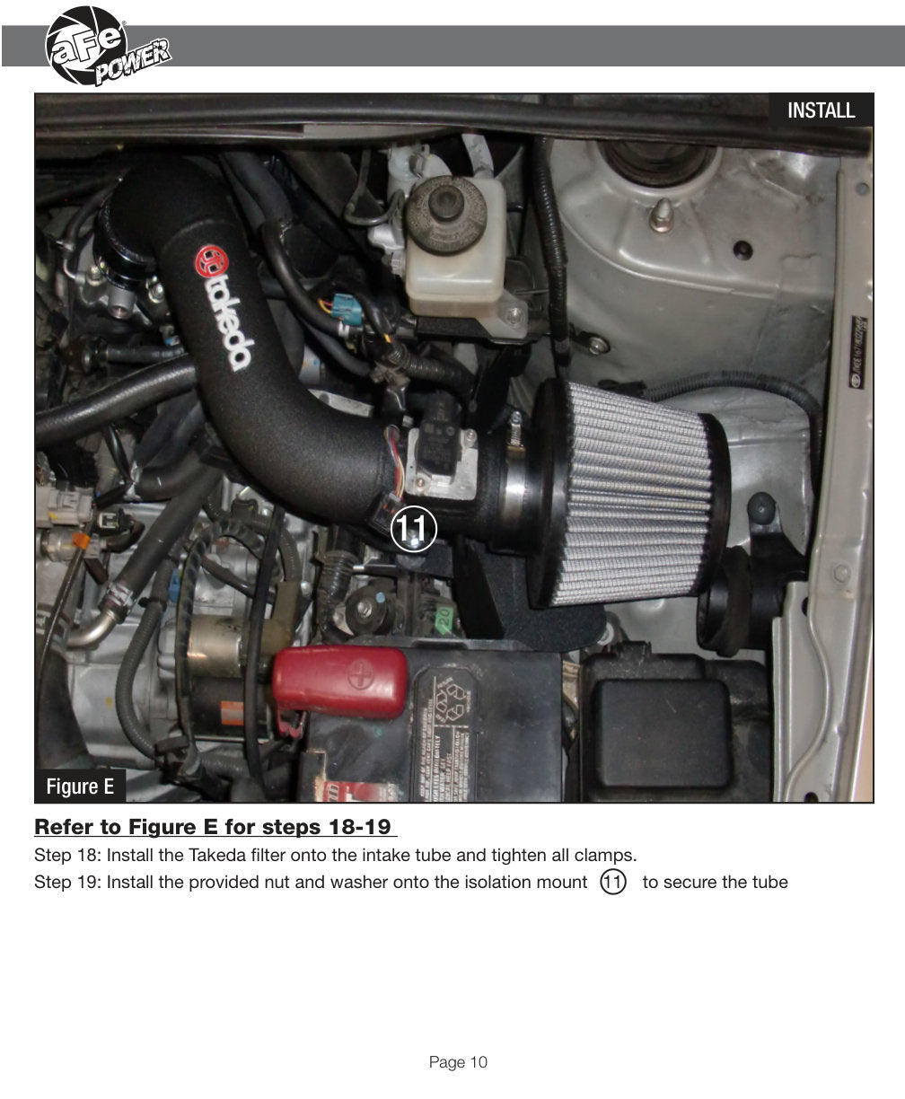 aFe Takeda Intakes Stage-2 PRO Dry S Air Intake System Scion tC 07-10 L4 2.4L