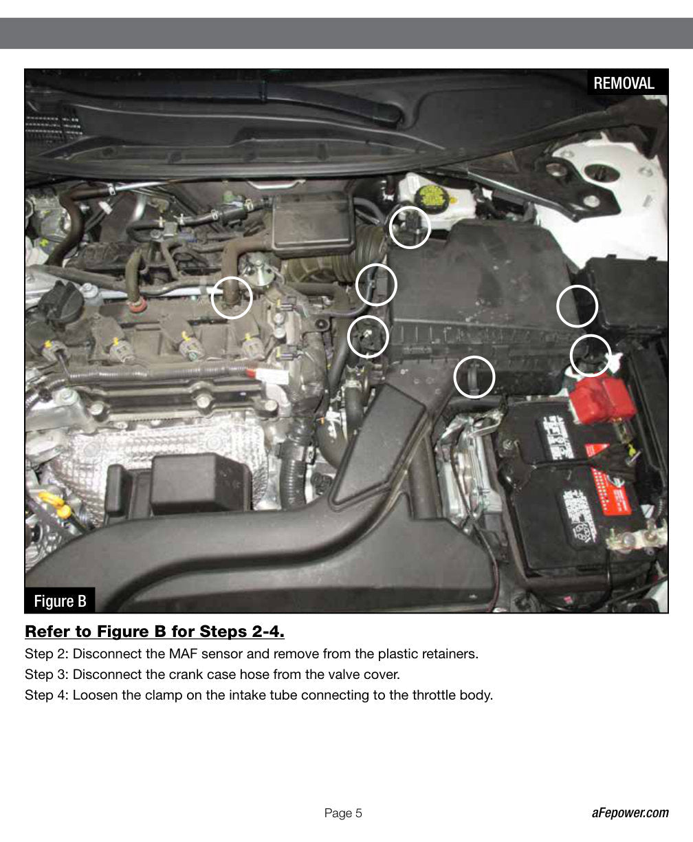 aFe Takeda Stage-2 Pro 5R Cold Air Intake System 13-18 Nissan Altima I4 2.5L