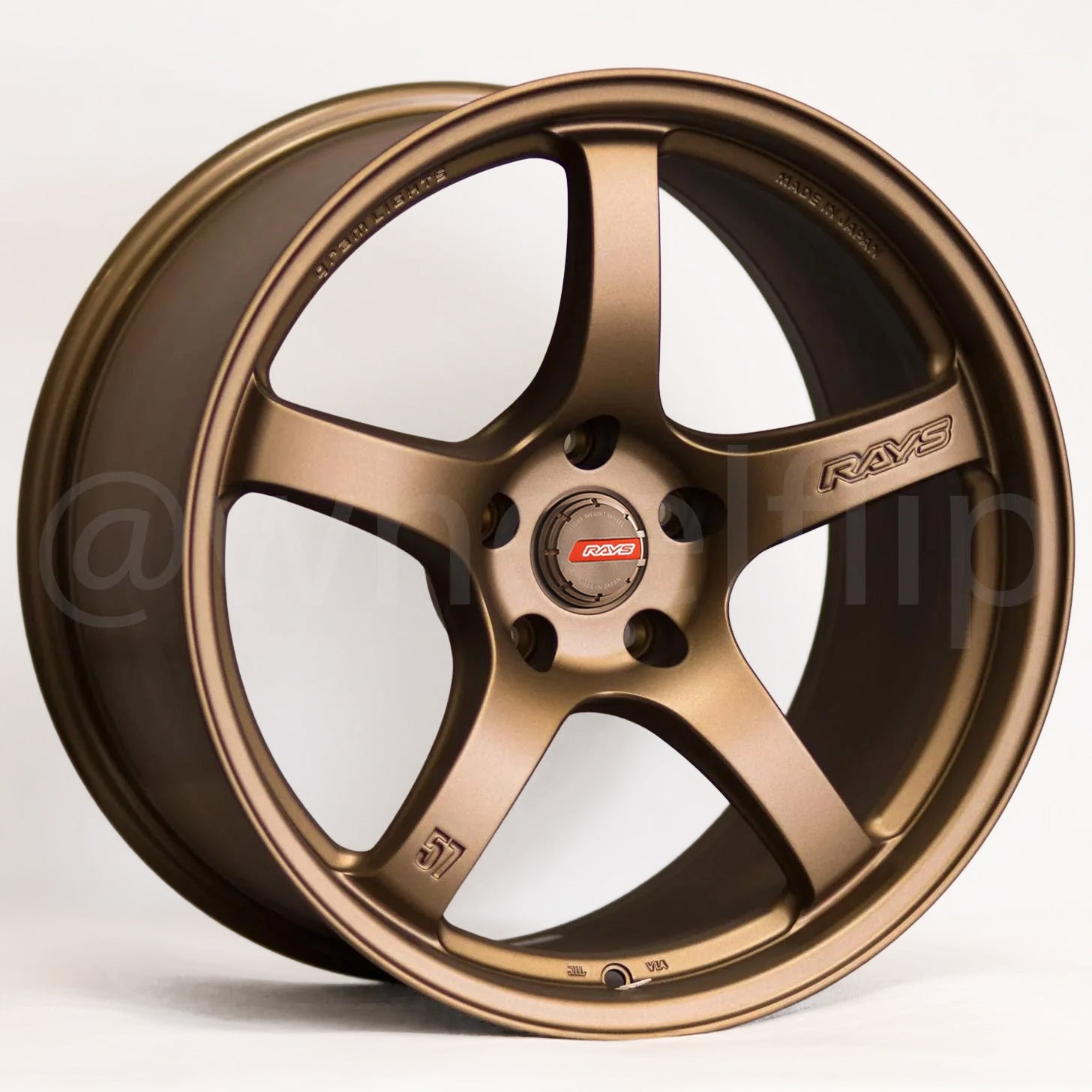 Gram Lights 57CR 19x9.5 +25 5x112 Bronze 2 Wheel (Special Order)