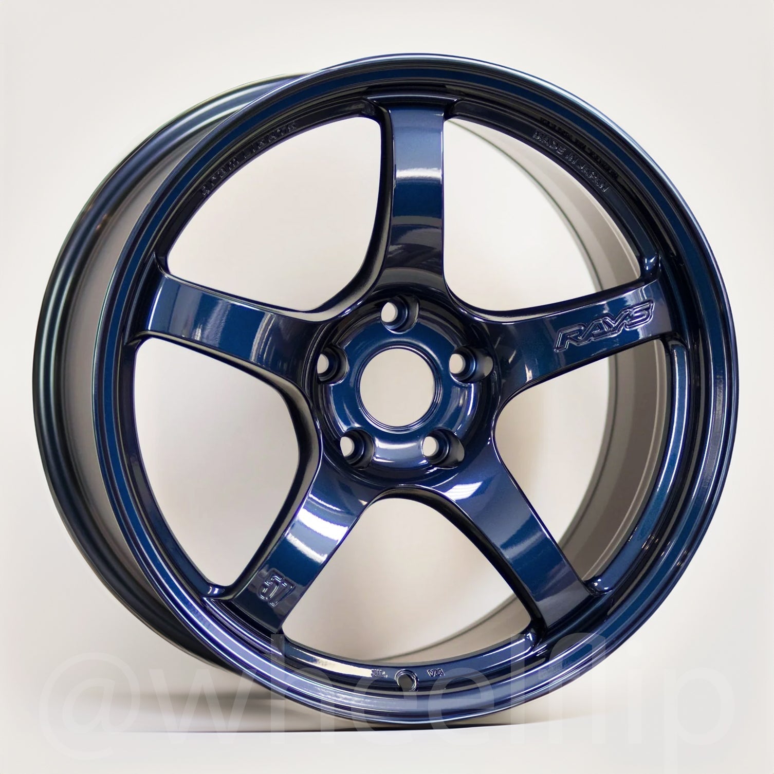 Gram Lights 57CR 19x9.5 +25 5x112 Eternal Blue Pearl Wheel (Special Order)