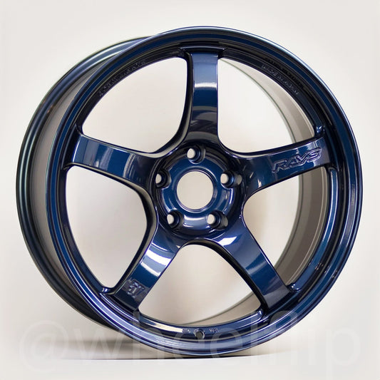 Gram Lights 57CR 19x9.5 +25 5x112 Eternal Blue Pearl Wheel (Special Order)