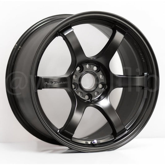 Gram Lights 57DR 19x9.5 +35 5x114.3 Semi Gloss Black Wheel