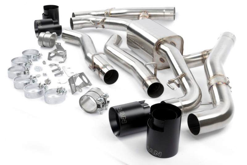 Dinan BMW X5 M Competition Freeflow Axleback Exhaust System - Black | BMW X5 M (20-26) (D660-0090-BLK)