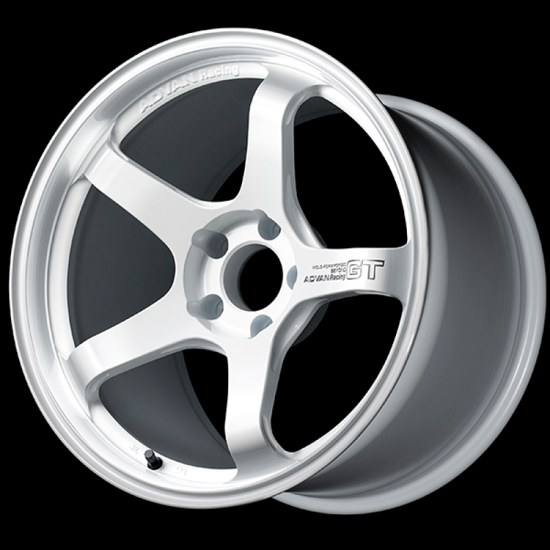 Advan GT Beyond Racing White | 18x9.5" +38mm | 5x120mm Wheel
