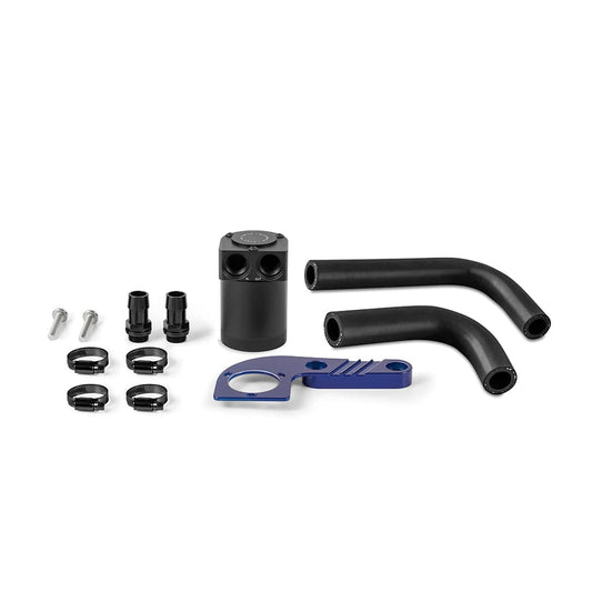 Mishimoto Baffled Oil Catch Can fits BMW F8X M3/M4 2015-2020, Frozen Dark Blue II Metallic