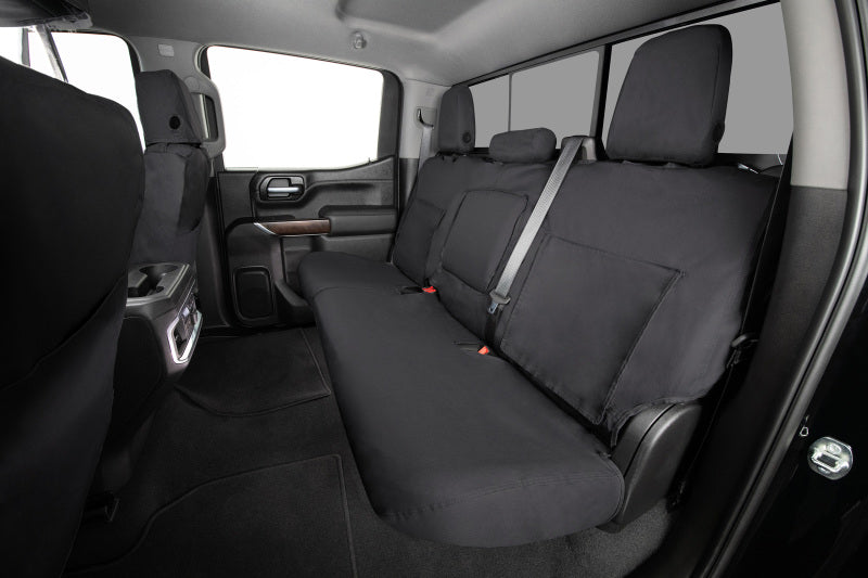 Covercraft 22-24 Dodge Ram 2500 Polycotton SeatSaver Custom Front Row Seat Covers - Charcoal