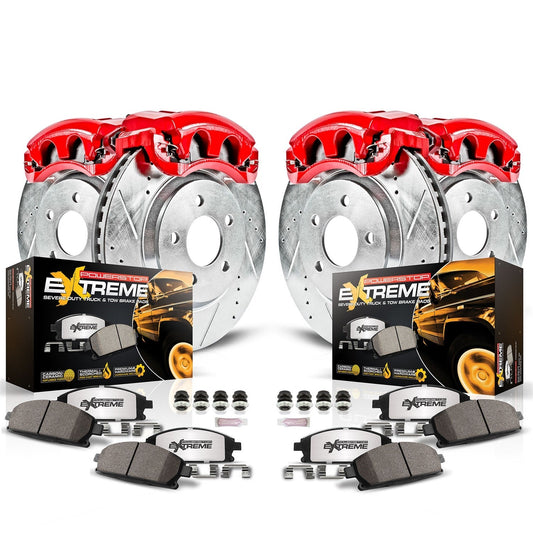 Power Stop 13-18 Ram 3500 Front & Rear Z36 Truck & Tow Kit w/Calipers