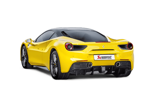 Akrapovic 16-17 Ferrari 488 GTB/488 Spyder Slip-On Line (Titanium) w/ Carbon Tips