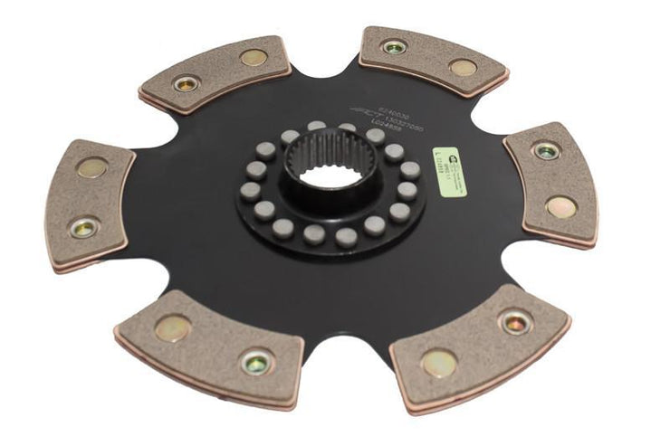 ACT 6-Pad Rigid Racing Clutch Disc | 2007-2014 BMW 335i/ix, 2008-2015 BMW 535i/ix, and 2008-2013 BMW 135i/ix (6240030)