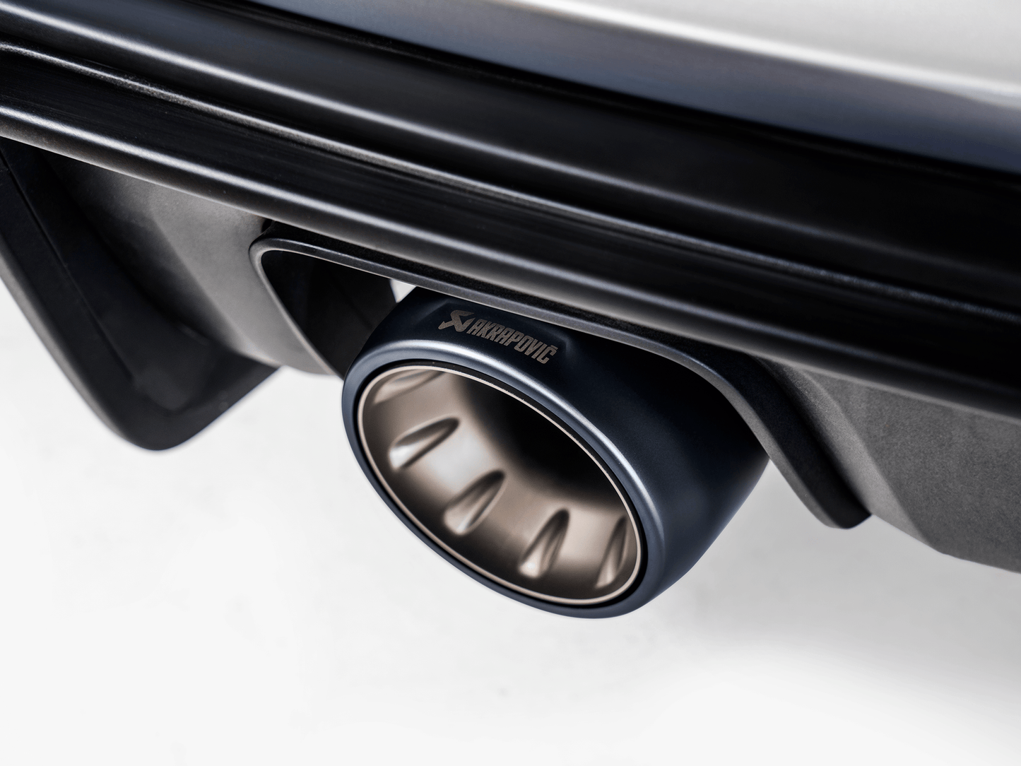 Akrapovic 2020+ Porsche Cayman GT4 (718) Tail Pipe Set (Black Coated Titanium)