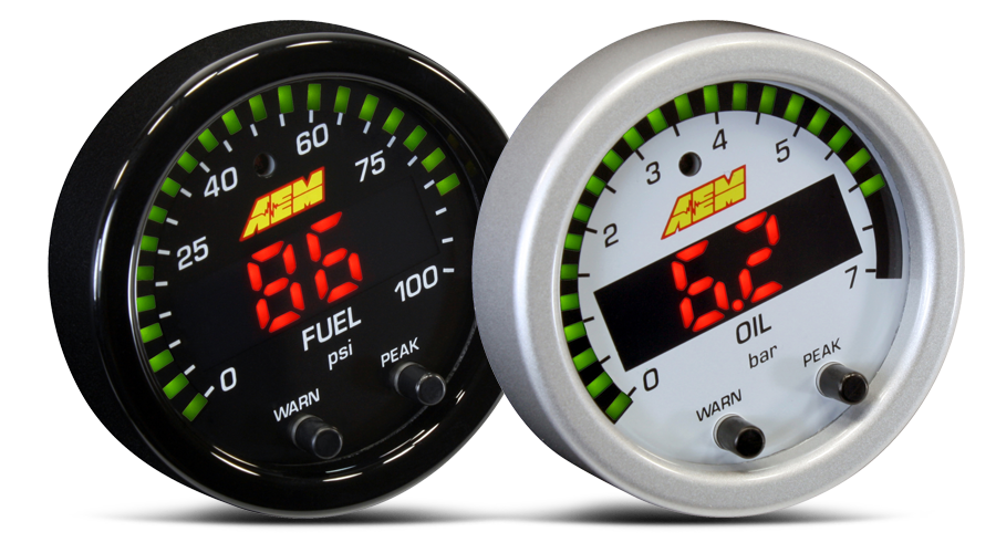 AEM X-Series Pressure 0-100psi Gauge Kit