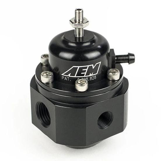 AEM Universal Black Adjustable Fuel Pressure Regulator