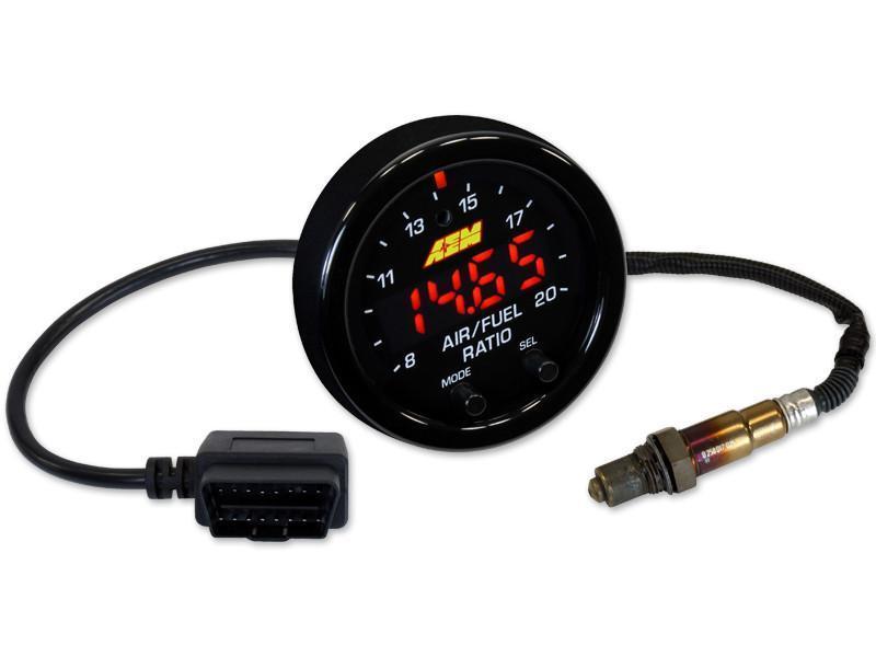 AEM X-Series OBDII Wideband UEGO AFR Sensor Controller Gauge