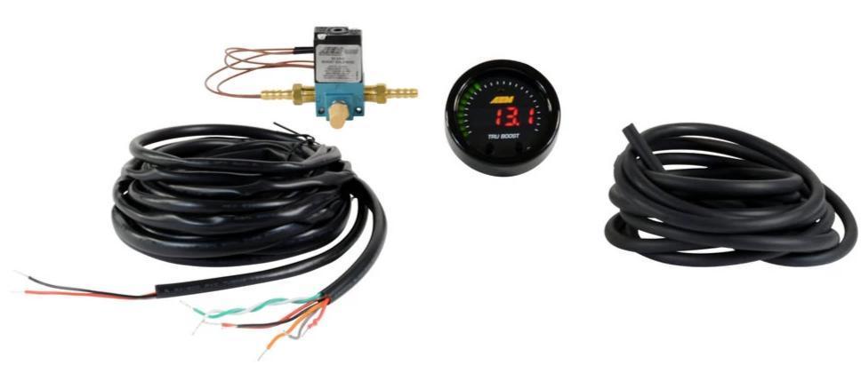 AEM X-Series Tru-Boost Controller Gauge w/ Boost Control Solenoid 80PSIg Internal MAP Sensor