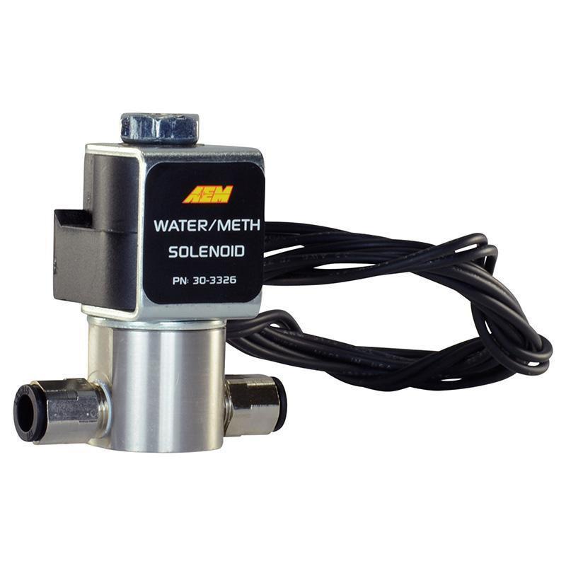 AEM Water/Methanol Injection System - High-Flow Low-Current WMI Solenoid - 200PSI 1/8in-27NPT In/Out