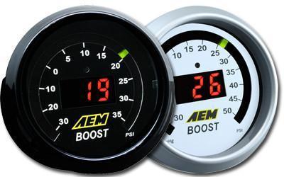 AEM 52mm Boost Digital Gauge -30-35psi