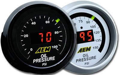 AEM 52mm Oil Pressure 150psi Digital Gauge