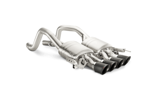 Akrapovic 14-17 Chevrolet Corvette Z06 (C7) Slip-On Line (Titanium) w/ Carbon Tips
